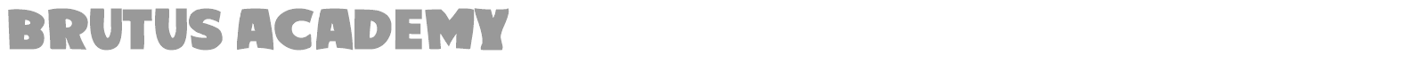 Brutus Academy font preview